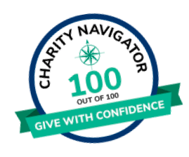 Charity Navigator badge.